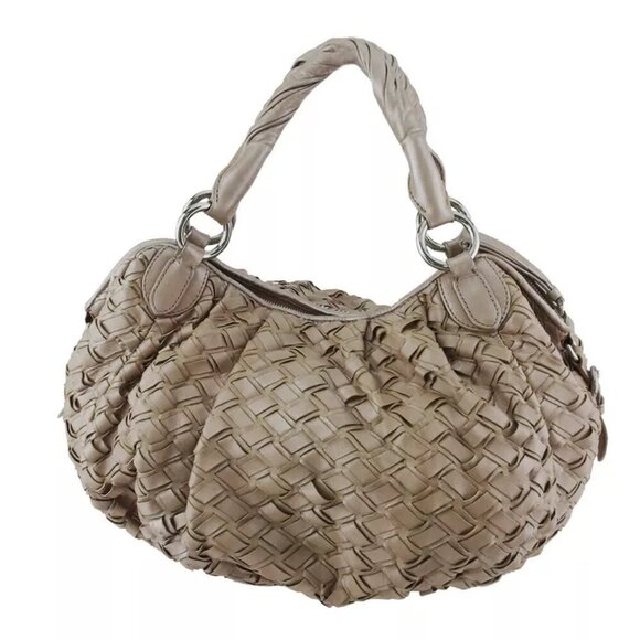 miu miu handbag Intetcho beige pink leather Authentic - Picture 2 of 11